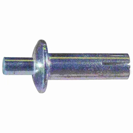 Midwest Fastener Nail Drive Anchor, 1/4" Dia., 3/4" L, Aluminum 100 PK 54853
